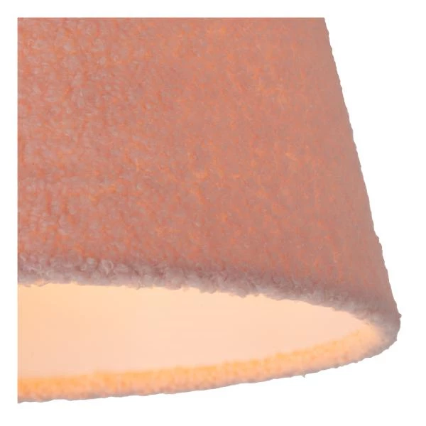 Lucide WOOLLY - Hanglamp - Ø 28 cm - 1xE27 - Roze - detail 1